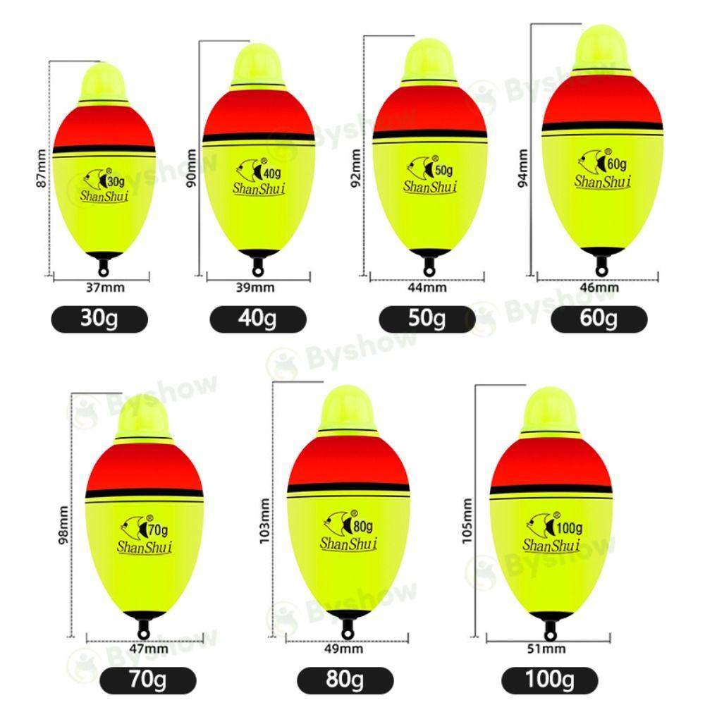Зеленый поплавок из пенопласта, пластиковый поплавок с большим животом, новый визуальный якорь, поплавок для рыбы, аксессуары для карпа