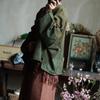 Johnature Женские Винтажные Весенние Китайские Футболки с Круглым Вырезом, Длинным Рукавом, Свободные, Мягкие
