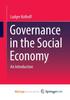 Книга Governance In the Social Economy : An Introduction