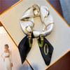 70 * 70cm New Silk Small Square Scarf For Women'S Neck Protection Professional Scarf Versatile Hair Tie Headscarf Scarf