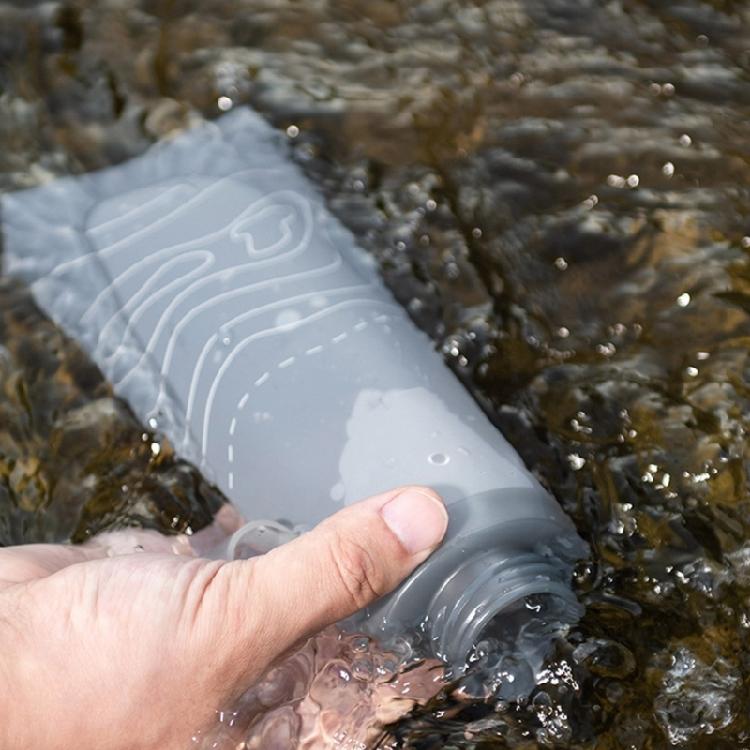 Soft Flask Running Bottles Portable Handheld Soft Folding Water Bottle Running Flask for Sports Hiking Hydrations Pack