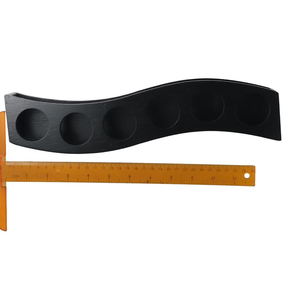 Простой в использовании держатель для рюмок Бамбуковое хранилище для рюмок Практичный поднос для рюмок Бокалы для вина