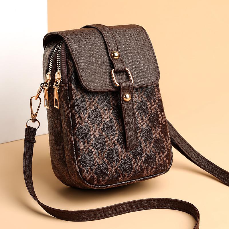 Women's bag new popular fashion small square bag letter atmosphere versatile shoulder bag crossbody mini mobile phone bag