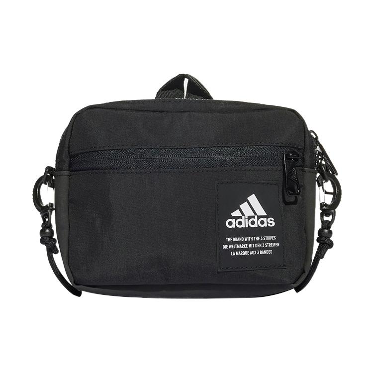New Adidas Nylon Fabric Handbag, Shoulder Bag, Crossbody Bag Regular Unisex Black HB1312