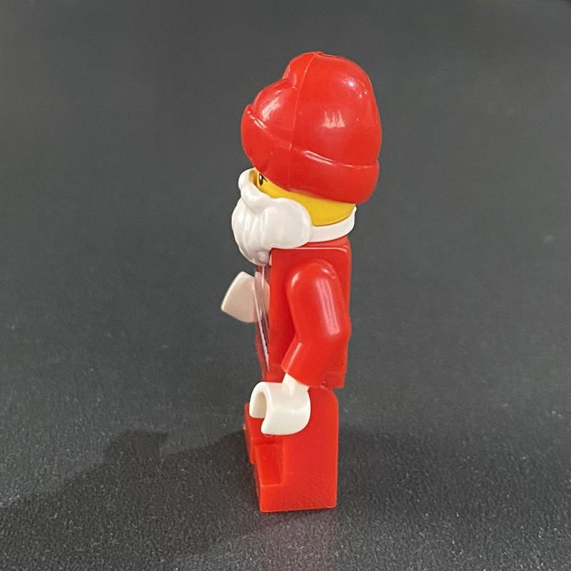 Домашний небольшой кирпичный Moc, совместимый с минифигурками, рождественские украшения для города, аксессуары Санта-Клауса