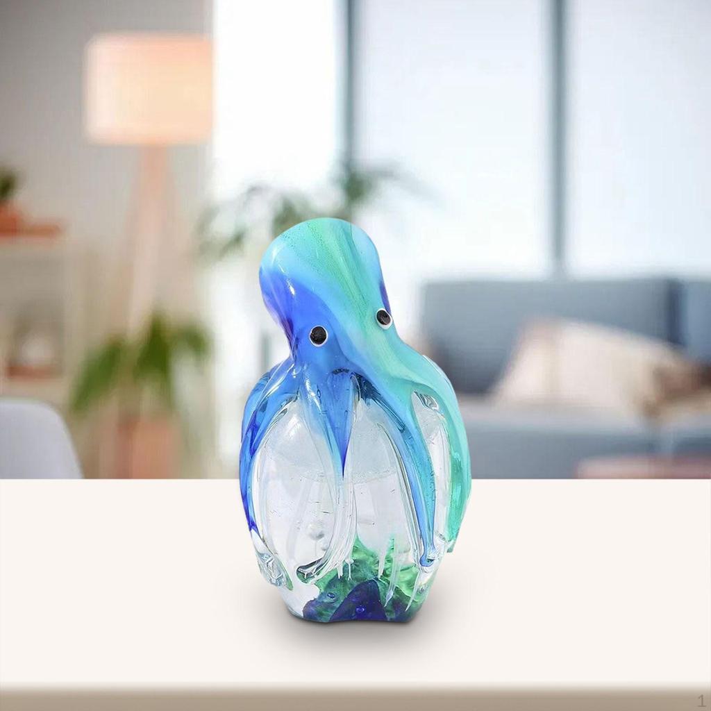Стеклянная статуэтка, декор стола, коллекция, современный очаровательный подарок, украшение, аквариум, пейзаж для спальни