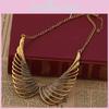 Fashionable Retro Angel Wing Pendant Women Metal Necklace For Travel