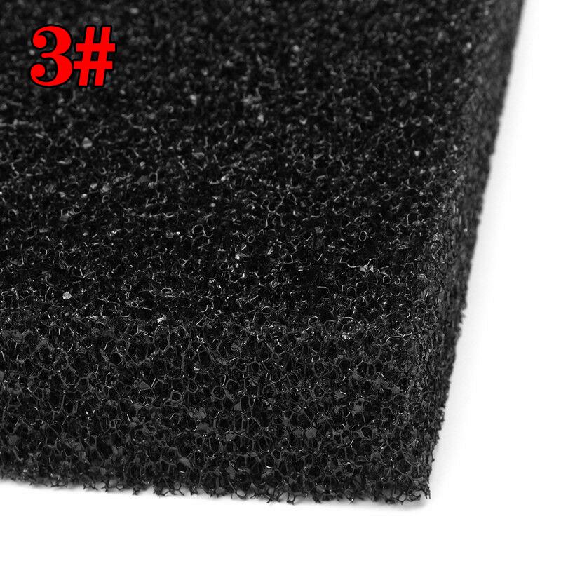 Black Biochemical Sponge Fish Tank Aquarium Filter Foam Pad 50x50cm 2/4/5cm Filtration Pond
