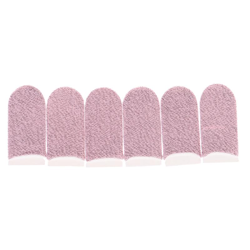 6 шт. перчатки для сенсорных экранов с защитой от пота и защитой большого пальца для мобильных игр