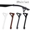 2 Pairs Anti Slip Large Temple Tip Glasses Spectacles Ear Hooks Grip Holding