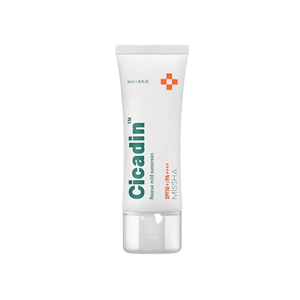 MISSHA Cicadin Rescue Mild Sunscreen SPF50+ PA++++ Soothing UV Protection 40ml
