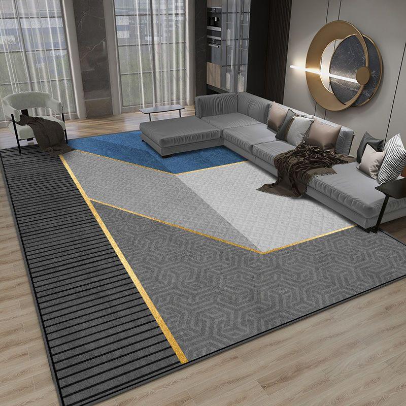 Домашний ковер Минималистский стиль Коврик для пола в помещении Коврик для гостиной, устойчивый к грязи Пушистый плюшевый ковер Нескользящий коврик для пола