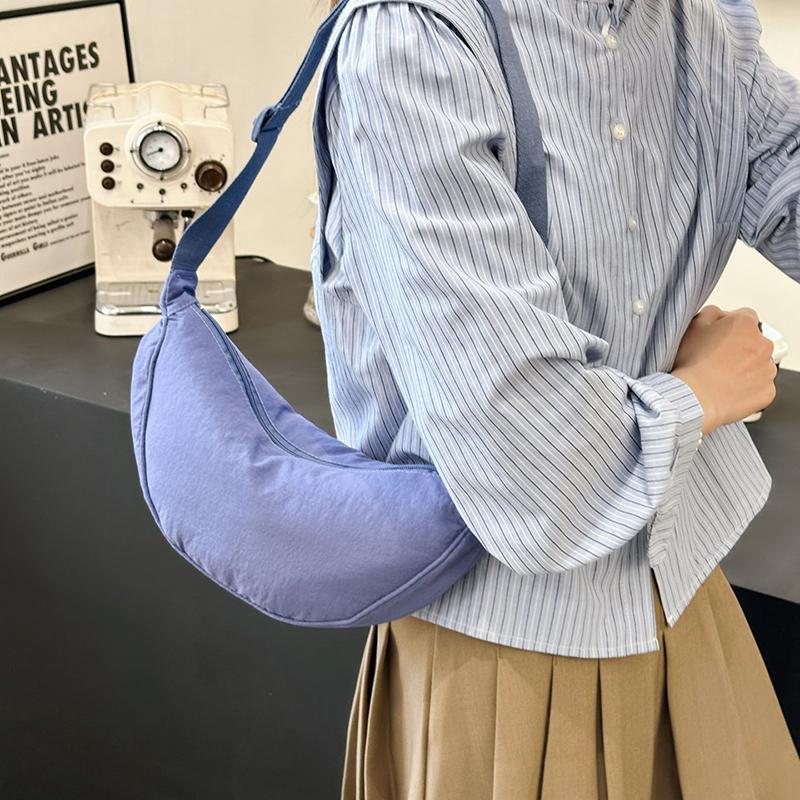 Casual Nylon Hobos Crossbody Bag For Women Designer Shoulder Bags Large Capacity Tote Lady Travel Shopper Bag Female Purses