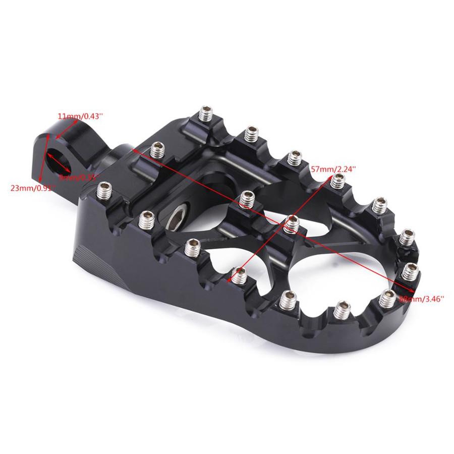 Подножки CNC широкие толстые подножки вращающиеся подножки черные для Dyna Sportster Iron 883 Fatboy Bobber