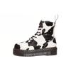 Доктор. Martens Jadon Boot Boot Hair-On Platform Boot Cow Print Unisex Sneakers Black 31094934