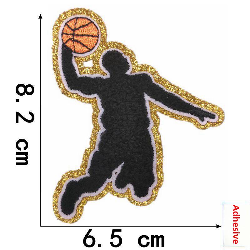 Вышитая нашивка из синели Jianxing Sports для футбола, баскетбола, регби и бейсбола