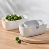 Drainable Double-Layer Fruit Drain Basket Thickened Dried Fruit Box Snack Storage Box  Kitchen