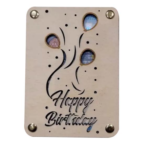 Держатель для денег на день рождения, деревянный держатель для денег, держатель для денег в виде конверта, упаковочный держатель для наличных или подарочной карты