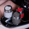 Multifunctional Diamond-Inlaid Car Ashtray - Elegant Interior Accessory for Women
