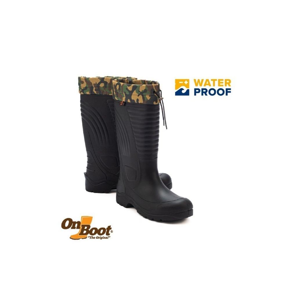 Onboot Eva Thermal Легкие водонепроницаемые охотничьи рабочие ботинки с длинной завязкой, дождевые садовые сапоги 2005 г.