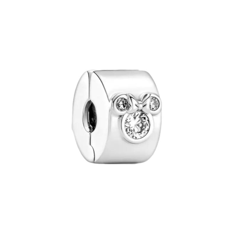 Classic 100% Copper Princess Dress Exquisite Mickey Charming Beads For Original Bracelet Diy Women'S Jewelry