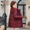 YAYA Middle-Aged Women's Hooded Short Down Jacket