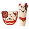 Magnetic Closure Cute Kitty Lucky Cat Blade Mallet Putter Golf Club Headcovers Golf Putter Cover