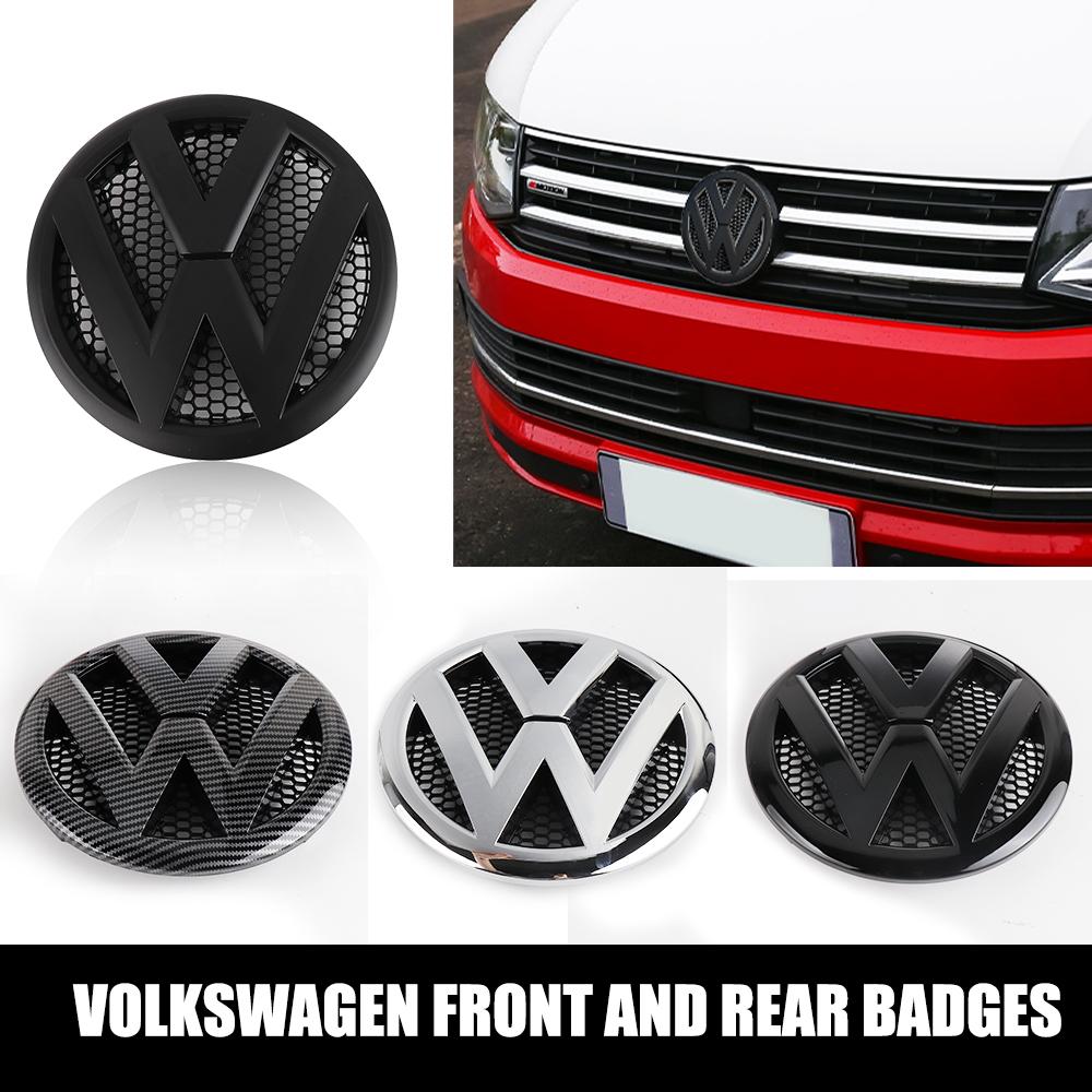 2026 Hot Valve Stems Caps Car Front Hood Grill Emblem Cover Rear Trunk Badge Sticker Decor Auto Accessories For Volkswagen VW Transporter