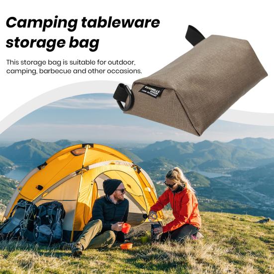 Сумка для хранения на открытом воздухе, водонепроницаемая прочная ткань Оксфорд, подвесная сумка для хранения аксессуаров для кемпинга