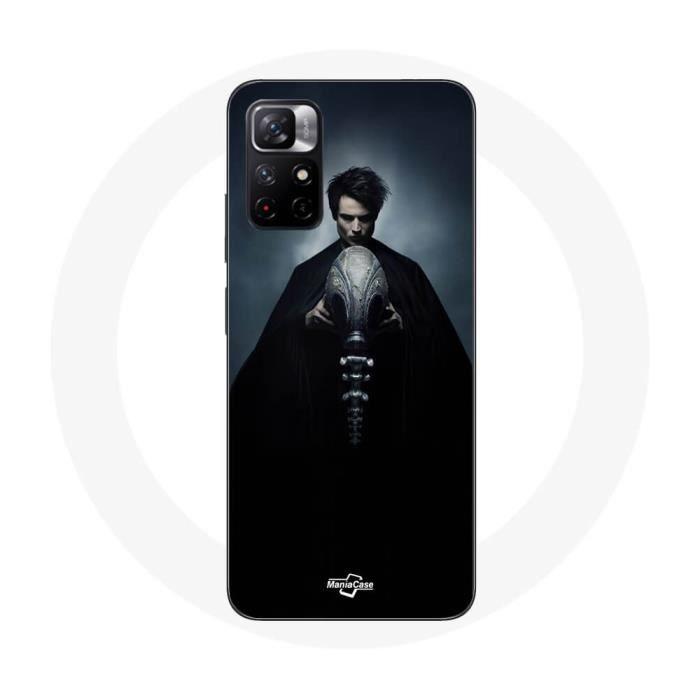 Coque de smartphone - MANIACASE - Redmi Note 11 5G - Noir - Souple - The Sandman Lord Morpheus