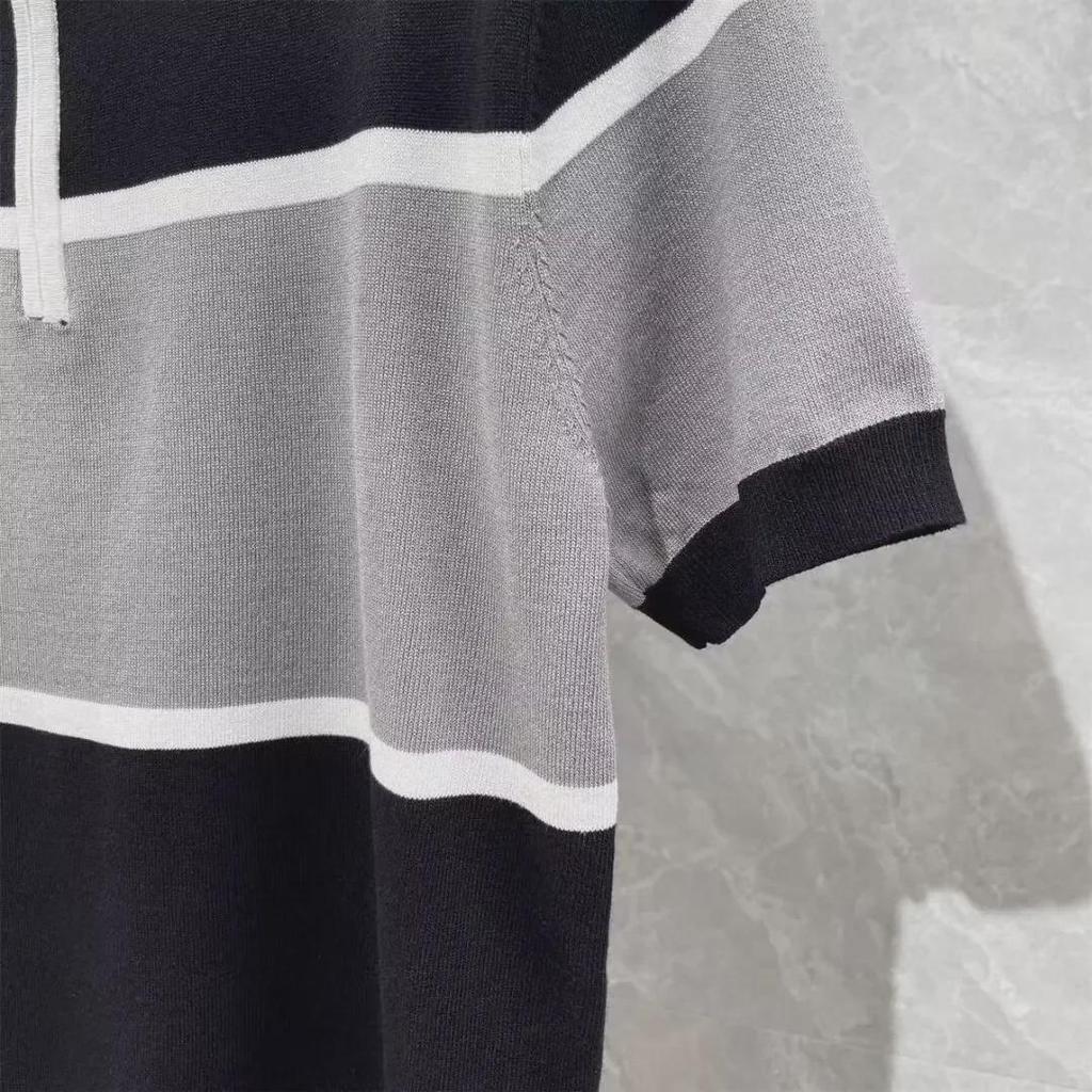 Мужская модная корейская рубашка-поло Slim Fit - Коллекция Лето 2024