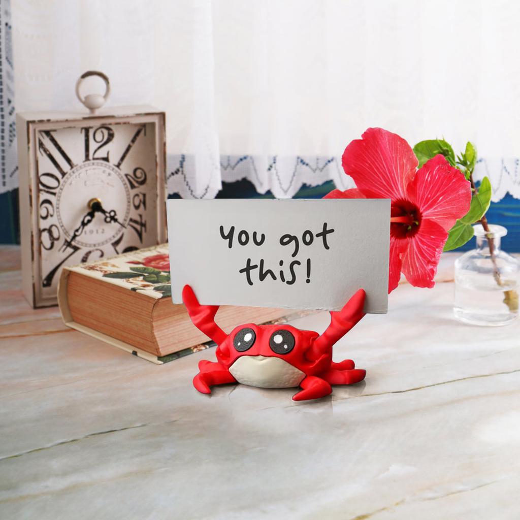 Home Furnishings Crab Table With 3D Printed Crafts Ornament