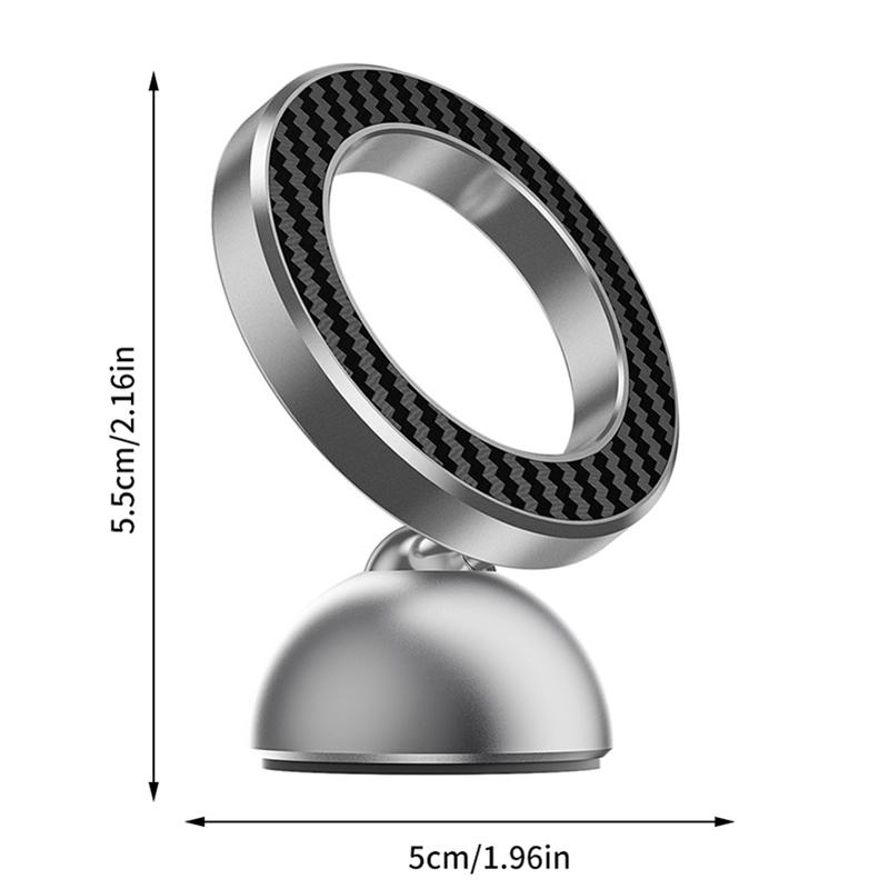 Magnetic Car Mount Metal Magnetic Phone Holder For Car Upgraded 3M Adhesive Dashboard Car Holder Mount For Iphone 15 14