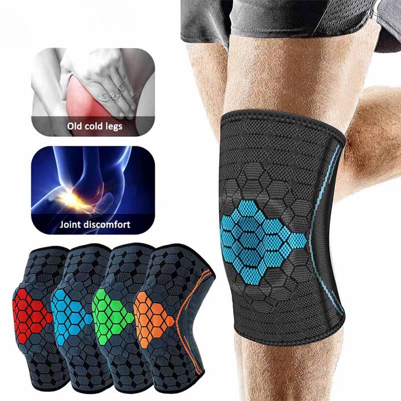 1/2 шт. наколенник, компрессионный рукав, защита колена от разрыва мениска, артрита, передней крестообразной связки, облегчения боли в суставах, восстановления после травм