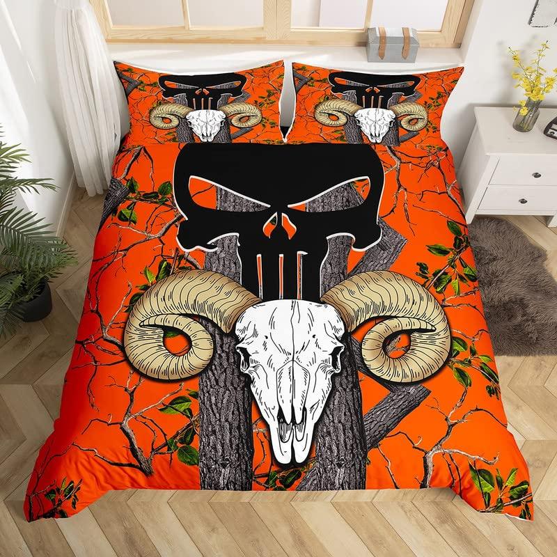 Комплект пододеяльника с черепом овцы размера кинг, квин, перья, ловец снов, постельное белье, микрофибра, фиолетовый, морские волны, лодка, чехол для одеяла