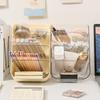 Прозрачный настольный держатель для ручек и многофункциональная коробка для хранения для туалетного столика