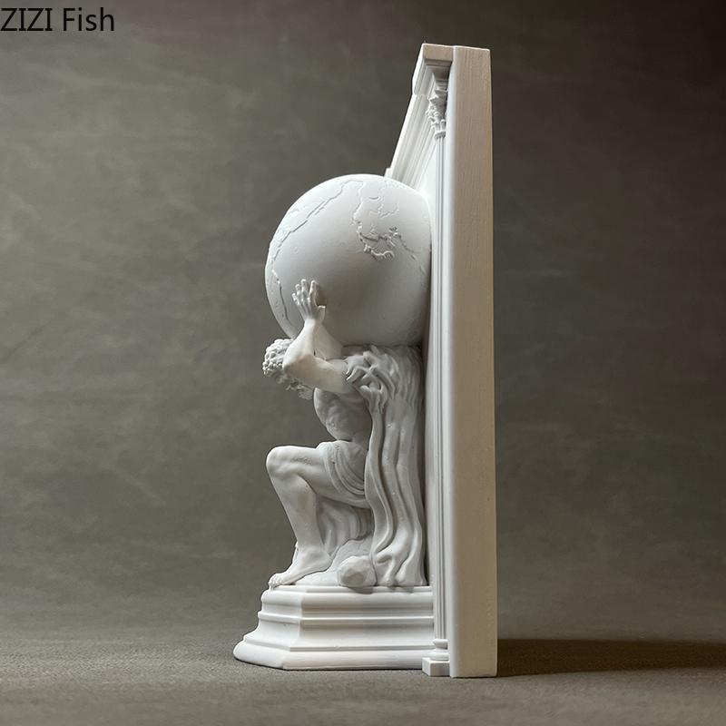 Hercules Mythical Figures Plaster Statue Desk Decoration Ornaments Creative Artwork Characters Sculpture Room Aesthetic Decor