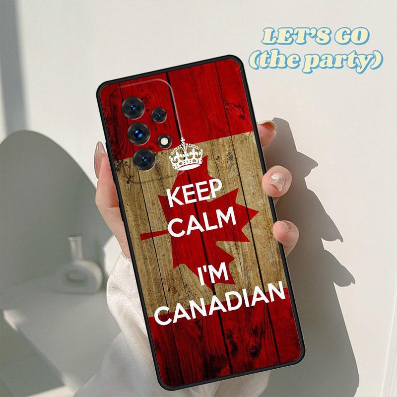 Canada Canadian Flag phone case For Samsung Galaxy A42 A31 A40 A51 A71 A32 A80 A91 A52 A72 A73 A20e A21S A50 A70 A11 A12 Cover