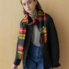 KILHOUETTE Lamswool Tartan Check Muffler by moon(ENGLAND)_red Tartan Check