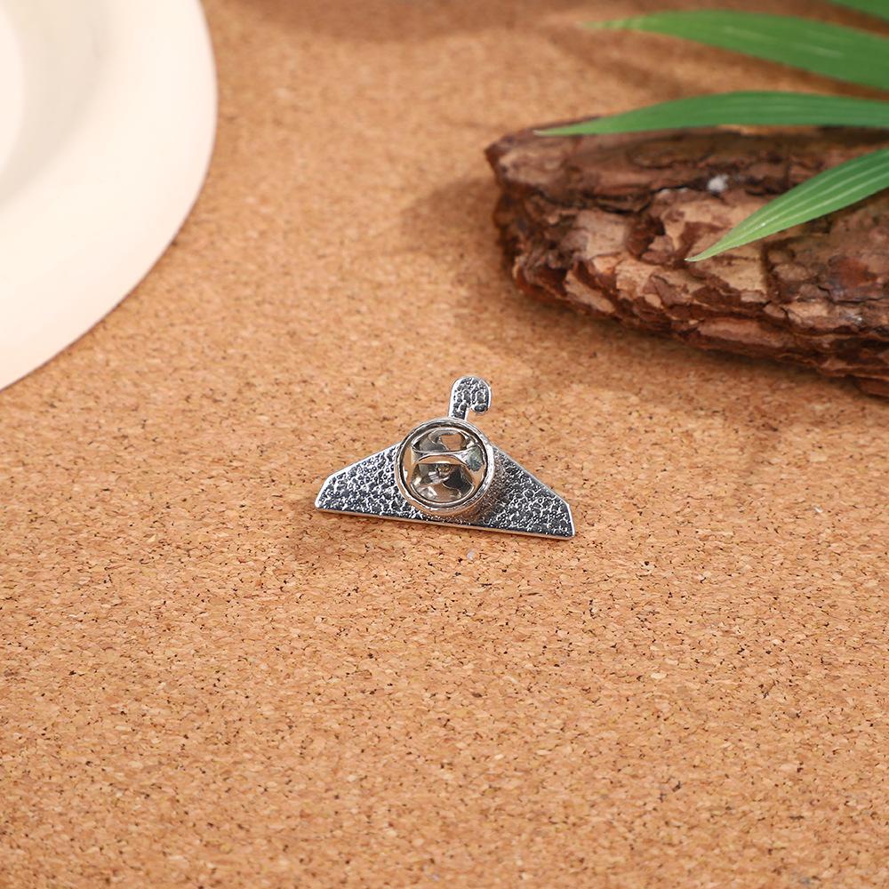 Design Hanger Brooch Cartoon Cute English Alphabet Accessories Pin Accessories