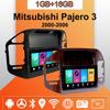 Автомобильное радио Android Auto Carplay для Mitsubishi Pajero 3 2000-2006, мультимедийный проигрыватель, головное устройство, стерео, GPS-навигация, BT WIFI 1+16 ГБ