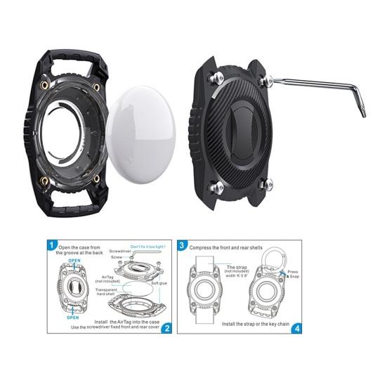Yousheng 1 комплект, защитный чехол для локатора, устойчивый к царапинам держатель локатора, водонепроницаемая защита для локатора домашних животных для Airtag