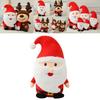 Мягкая плюшевая игрушка Санта Клаус с шарфом для детей, идея праздничного подарка