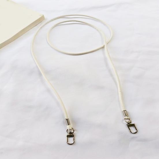 Bag Shoulder Strap Slim Faux Leather Snap Hook Clip Long Replacement Heavy