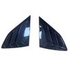 For Hyundai Tucson 2016- 2Pcs Car Rear Window Side Vent Shutter Louver Cover Trim Black Carbon Fiber Exterior Accessories