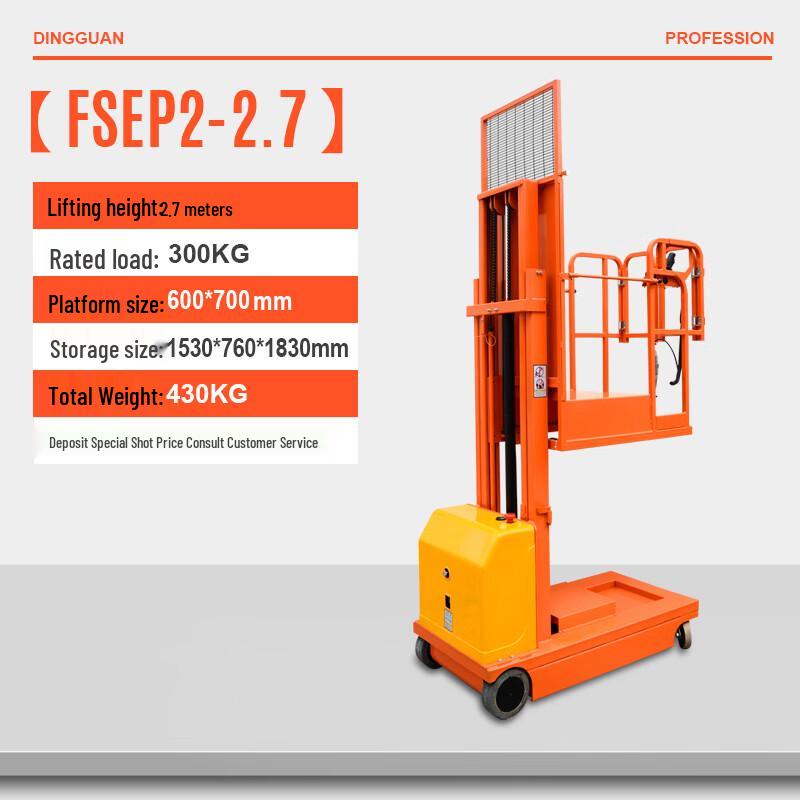All-Electric High-Altitude Order Picker Lift
