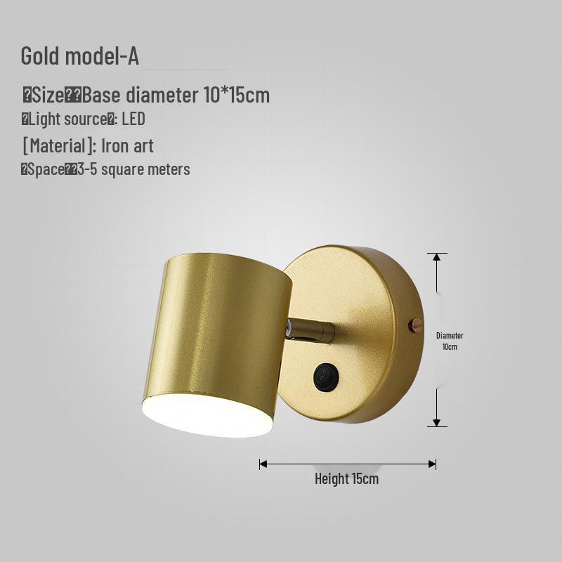Скандинавский минималистичный светодиодный настенный светильник для гостиной, спальни или прихожей