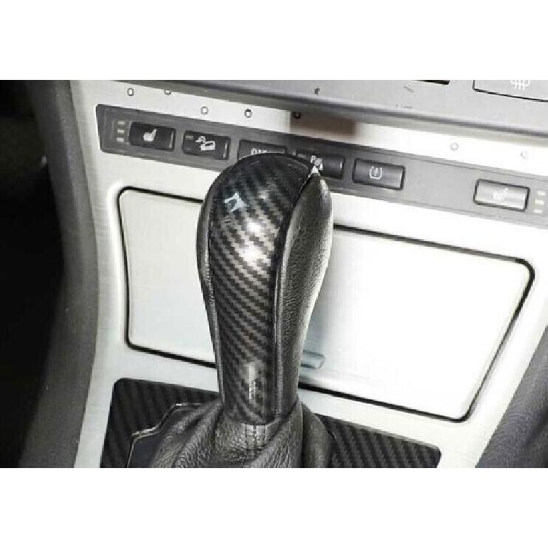 Cover Trim 2006-2010 Carbon Fiber For BMW X3 E83 Central Console Gear Shift Knob