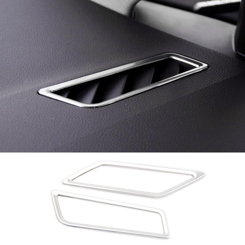 Для Volkswagen VW Golf 8 MK8 2022 Автомобильная центральная консоль из нержавеющей стали, накладка на вентиляционное отверстие для кондиционера