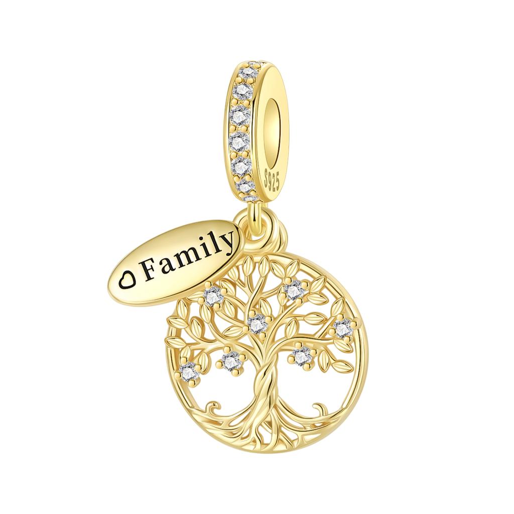 Gold Series Copper Teapot Goldfish Leopard Virgin Mary Pendant Fit Diy Bracelet Necklace Women'S Jewelry Gifts